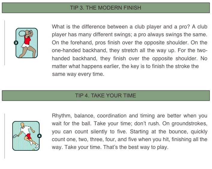 Mtm Tips MTM Basics Tips | Tennisteacher